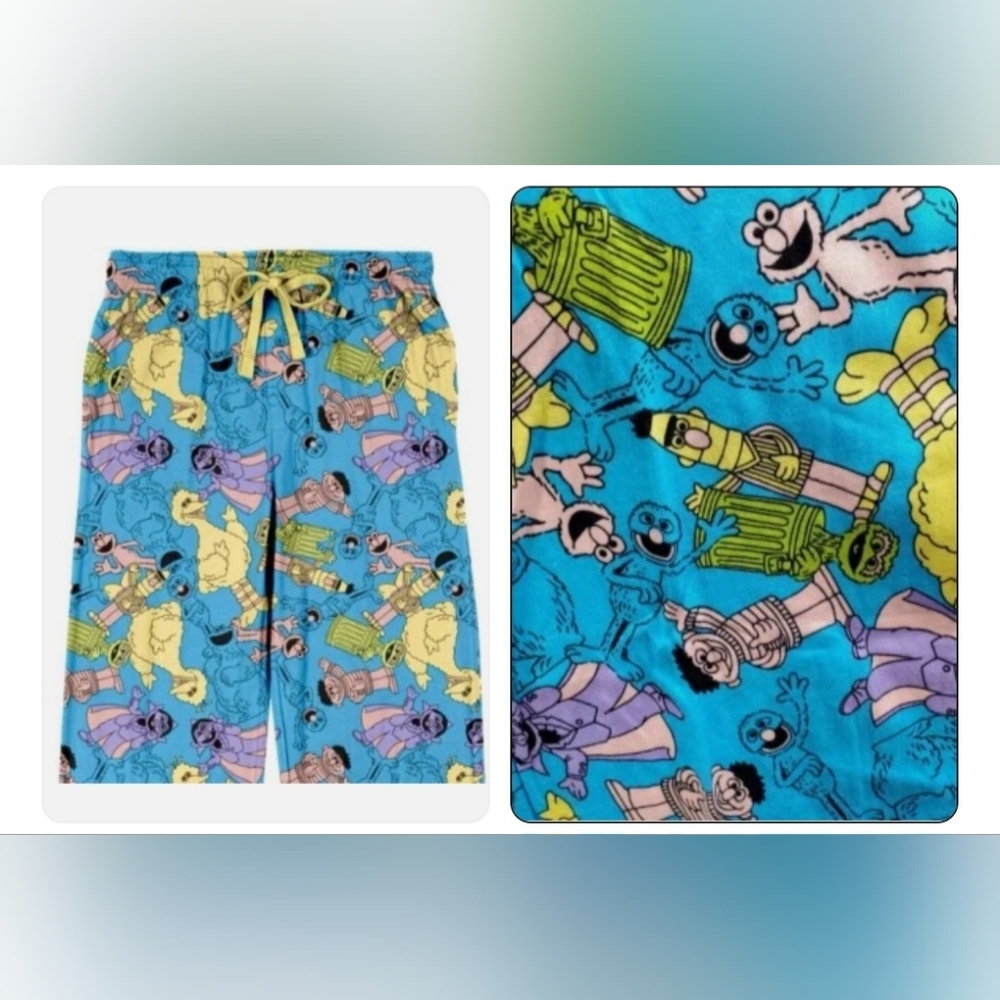 NEW SESAME STREET Unisex Pajama Lounge Pants - Picture 2 of 3